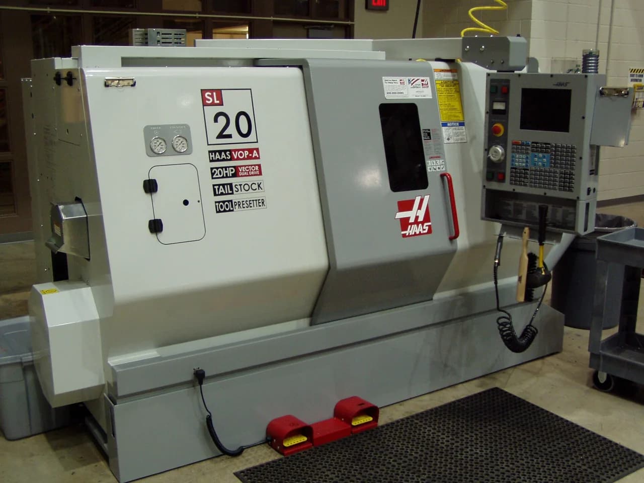 CNC turning centre of the type used for precision turned components