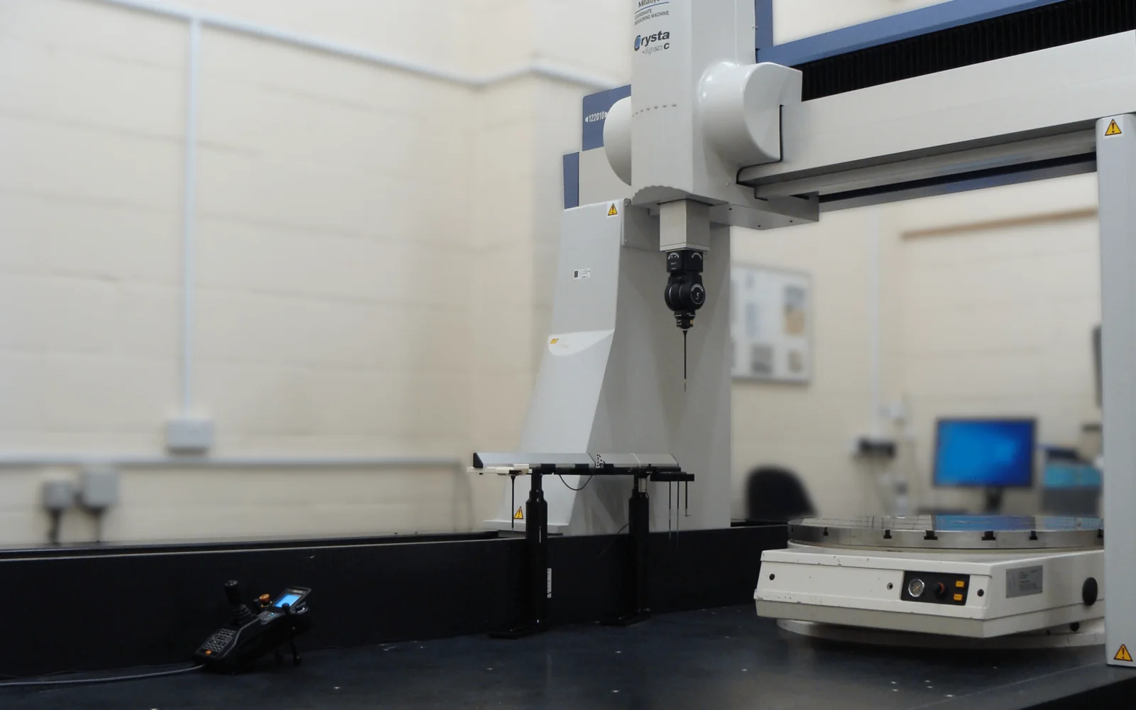 Coordinate measuring machine used for dimensional inspection