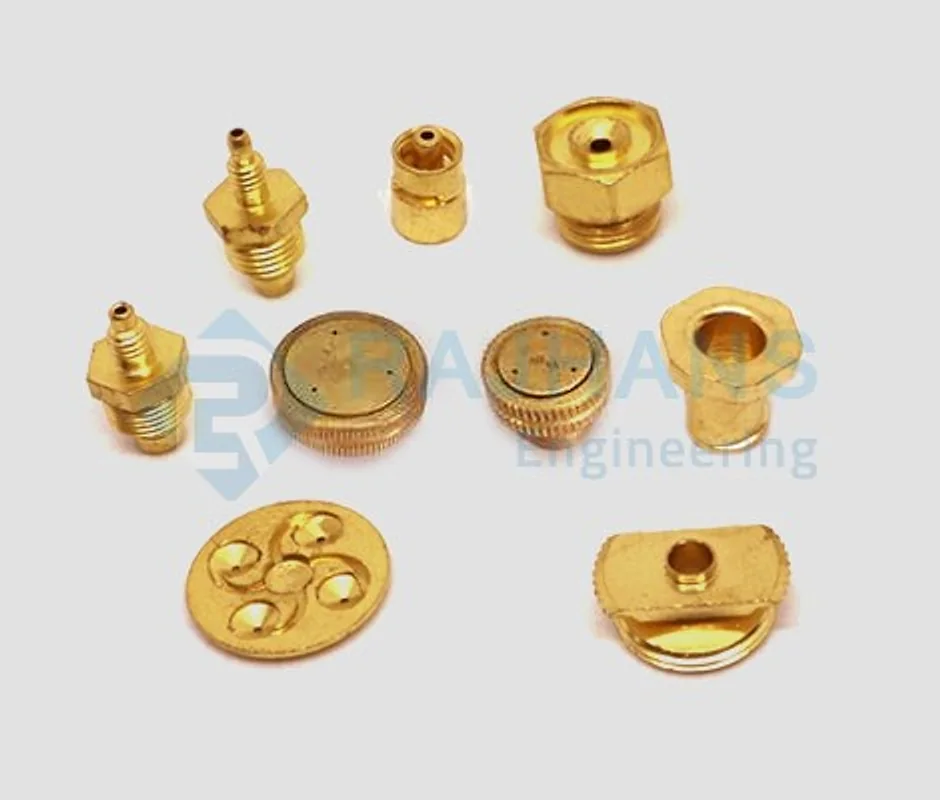Brass sprayer and irrigation components