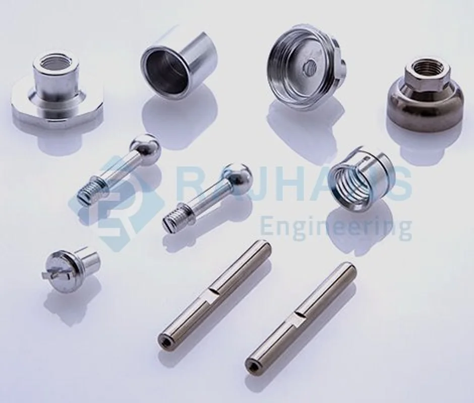 Turned stainless and steel components — shafts, pins and bushes